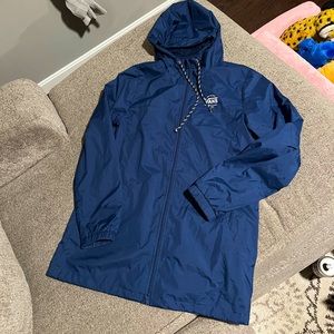 Vans Blue Rain Jacket- Size Large